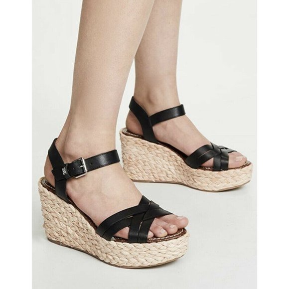 NEW Sam Edelman Espadrilles Wedge Sandals Size 9 - Espadrilles
